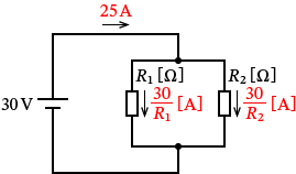 ��RR1�AR2�ɗ����d��