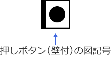 �����{�^���i�Ǖt�j�̐}�L��