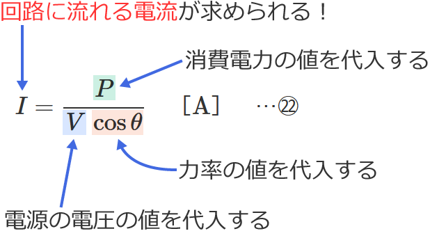 ��R�ƃR�C���̒����H�ɗ����d���̌����̎g�����i�d���̓d���Ɨ͗��Ə���d�͂��狁�߂�ꍇ�j