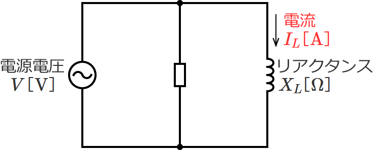 ��R�ƃR�C���̕����H�i�R�C���ɗ����d���̌����j