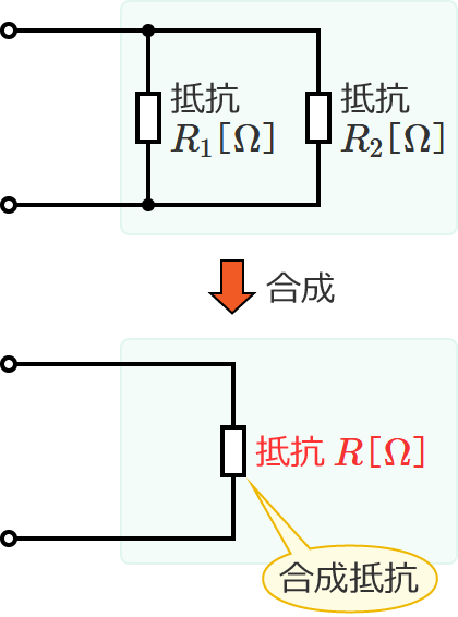 ��R��2����ڑ��̒�R��H