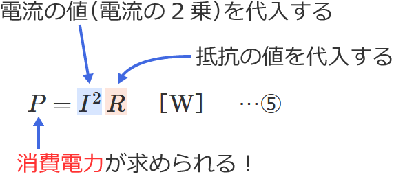 ����d�͂̌����̎g�����i�d���ƒ�R�������d�͂����߂�ꍇ�j