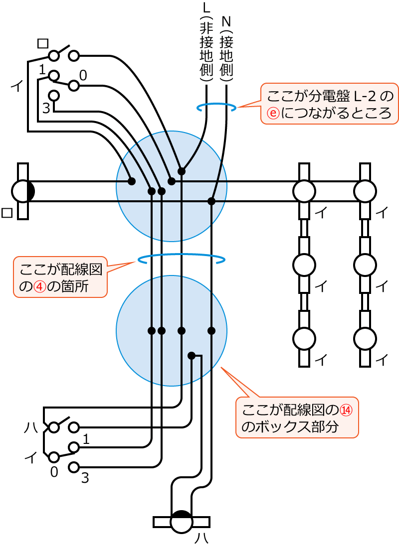 ����24�N�x����d�C�H���m����M�L������34�E44�̔z���}�̕����}�̊����}