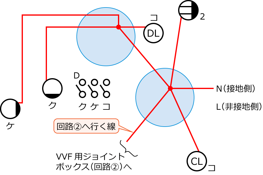 ����27�N�x����d�C�H���m�����M�L������45�E46�E47�̔z���}�̕����}�̏������̎菇②