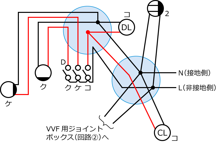 ����27�N�x����d�C�H���m�����M�L������45�E46�E47�̔z���}�̕����}�̏������̎菇④
