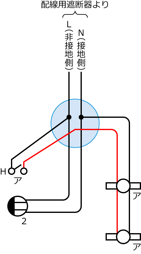 ����29�N�x����d�C�H���m�����M�L������32�E46�̔z���}�̕����}�̏������̎菇④