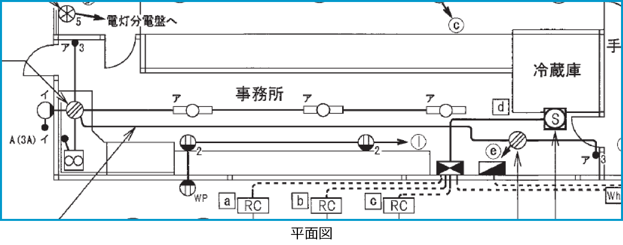 ����27�N�x����d�C�H���m����M�L������43�E45�E46�̔z���}