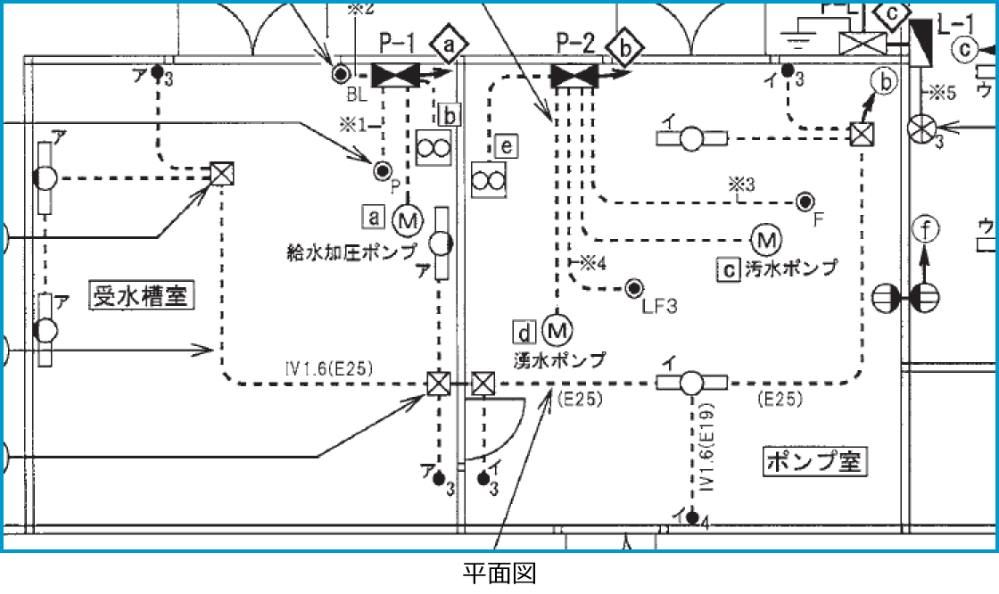 ����26�N�x����d�C�H���m�����M�L������38�E44�E46�̔z���}