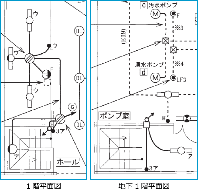 ����29�N�x����d�C�H���m����M�L������38�E47�E48�̔z���}