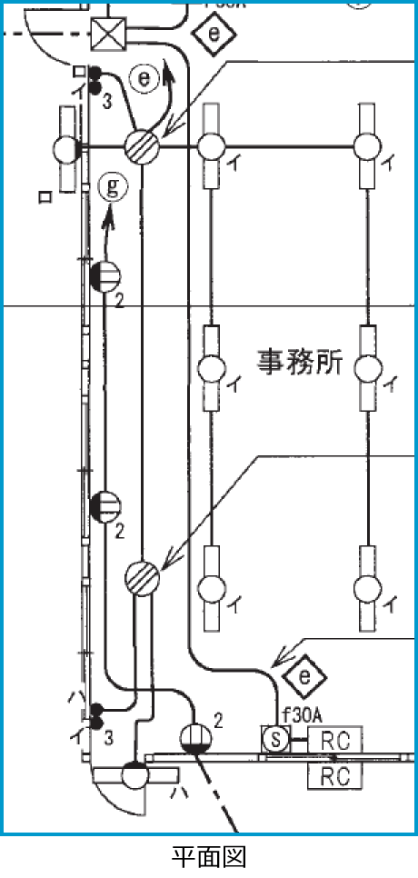 ����29�N�x����d�C�H���m�����M�L������41�E44�̔z���}