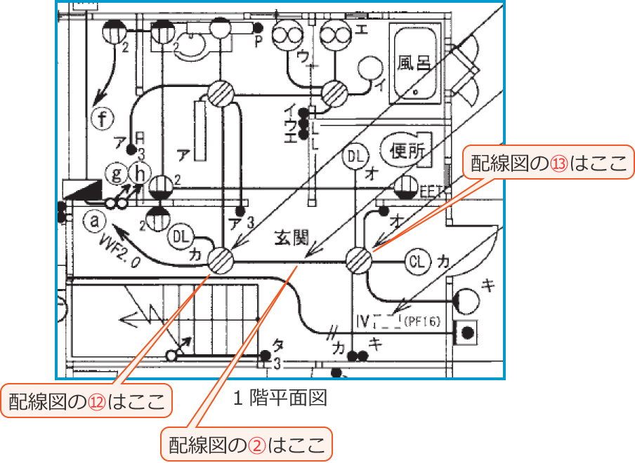 �ߘa2�N�x����d�C�H���m�����M�L�����y�ߑO�z�̔z���}�i1�K���ʐ}�̔����i��32�E42�E43�j�j