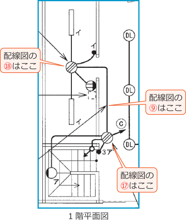 �ߘa3�N�x����d�C�H���m����M�L�����y�ߌ�z�̔z���}�i1�K���ʐ}�̔����i��39�E42�E44�E47�E48�j�j