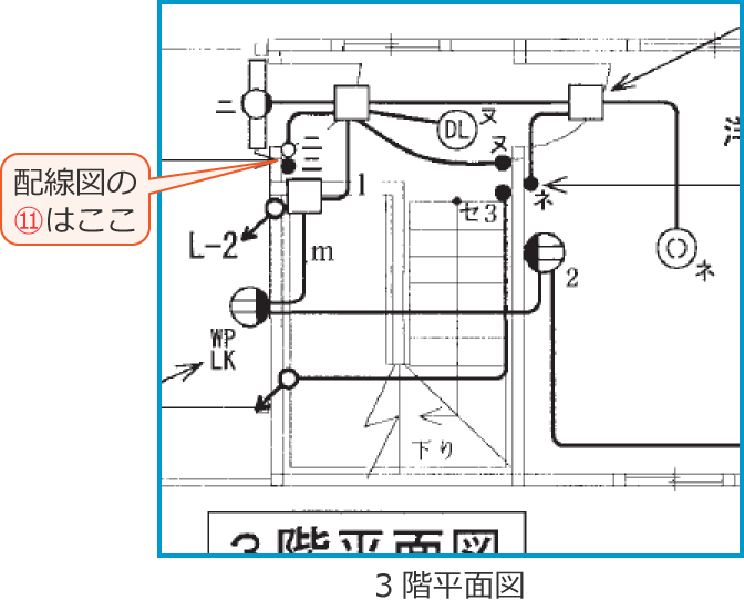 �ߘa3�N�x����d�C�H���m�����M�L�����y�ߑO�z�̔z���}�i3�K���ʐ}�̔����i��41�j�j