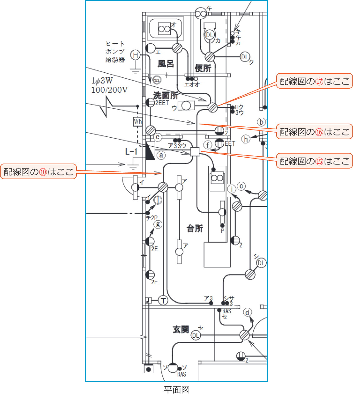 �ߘa4�N�x����d�C�H���m�����M�L�����y�ߑO�z�̔z���}�i���ʐ}�̔����i��40�E45�E46�E47�j�j