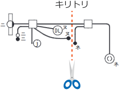 �z���}�̉E�����폜����