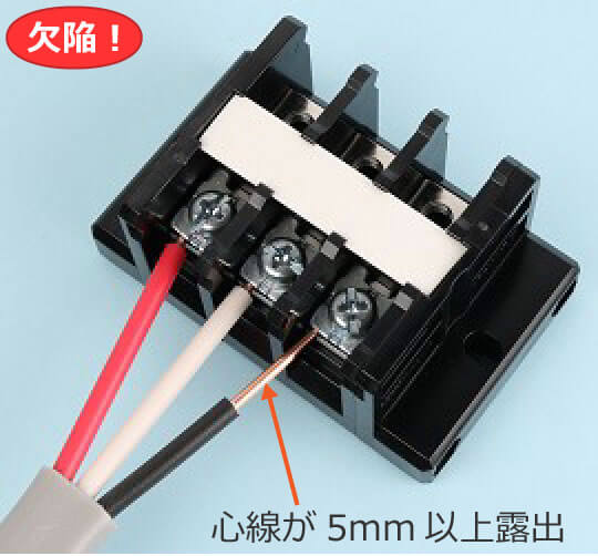 �[�q��̒[����S����5mm�ȏ�I�o���Ă��錇�ׂ̗�