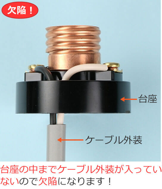 �P�[�u���O��������̒��܂œ����Ă��Ȃ������v���Z�v�^�N���̌��ׂ̗�