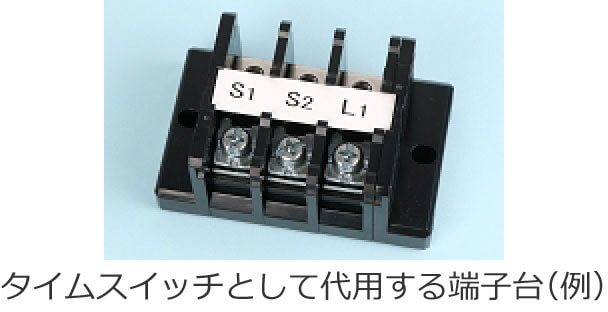 �^�C���X�C�b�`�Ƃ��đ�p����[�q��i��j