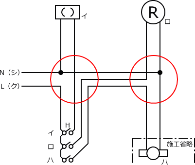 ����d�C�H���m�Z�\��������28�N�x�����No.1�̕����}�̏������̎菇�D