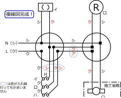 ����d�C�H���m�Z�\��������28�N�x�����No.1�̕����}�̏������̎菇�H�i�����}�j