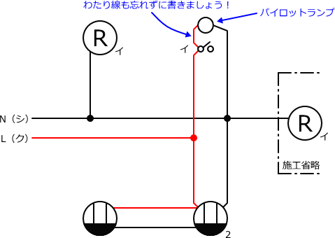 ����d�C�H���m�Z�\��������28�N�x�����No.2�̕����}�̏������̎菇�B