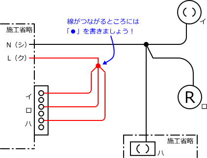����d�C�H���m�Z�\��������28�N�x�����No.8�̕����}�̏������̎菇�B