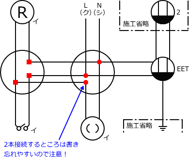 ����d�C�H���m�Z�\��������28�N�x�����No.9�̕����}�̏������̎菇�F