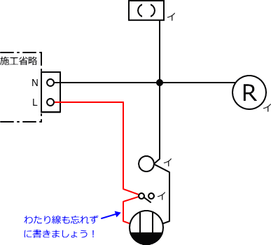 ����d�C�H���m�Z�\��������28�N�x�����No.10�̕����}�̏������̎菇�B
