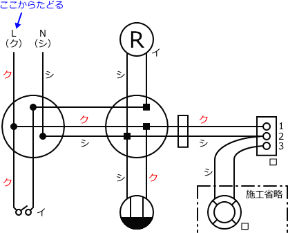 ����d�C�H���m�Z�\��������28�N�x�����No.13�̕����}�̏������̎菇�G