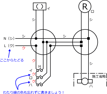 ����d�C�H���m�Z�\��������29�N�x�����No.1�̕����}�̏������̎菇⑧