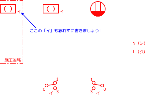 ����d�C�H���m�Z�\��������29�N�x�����No.6�̕����}�̏������̎菇①