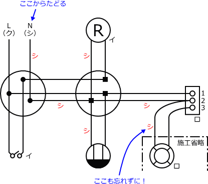 ����d�C�H���m�Z�\��������29�N�x�����No.13�̕����}�̏������̎菇⑦