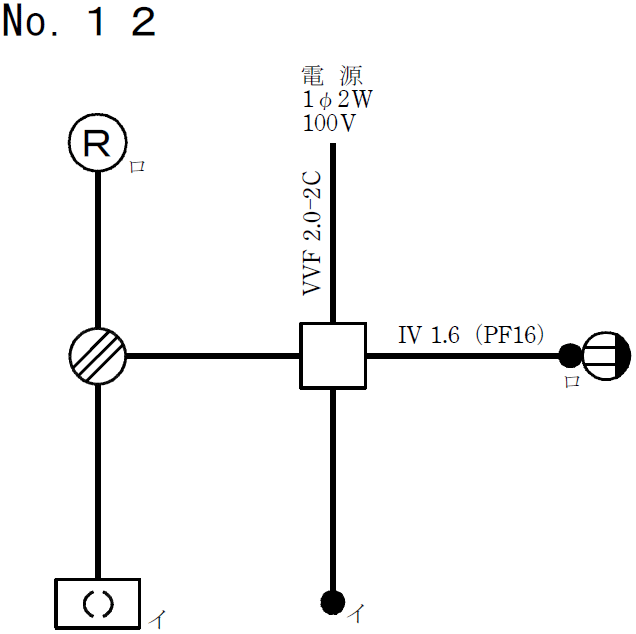 �ߘa3�N�x����d�C�H���m�Z�\�����̌����No.12�̒P���}