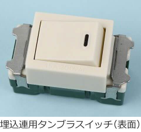 �����A�p�^���u���X�C�b�`�̕\�ʂ̎ʐ^