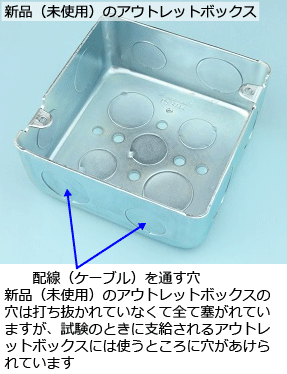 �V�i�i���g�p�j�̃A�E�g���b�g�{�b�N�X�̎ʐ^