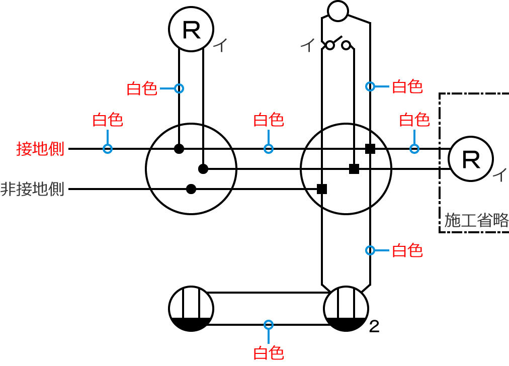 �ڒn���d���̓d���̐F�͔��F