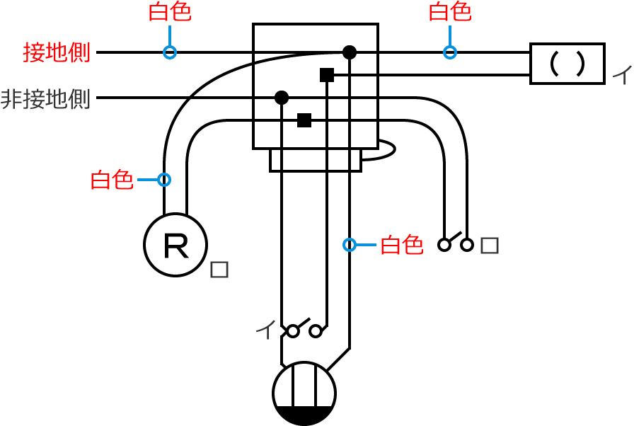 �ڒn���d���̓d���̐F�͔��F