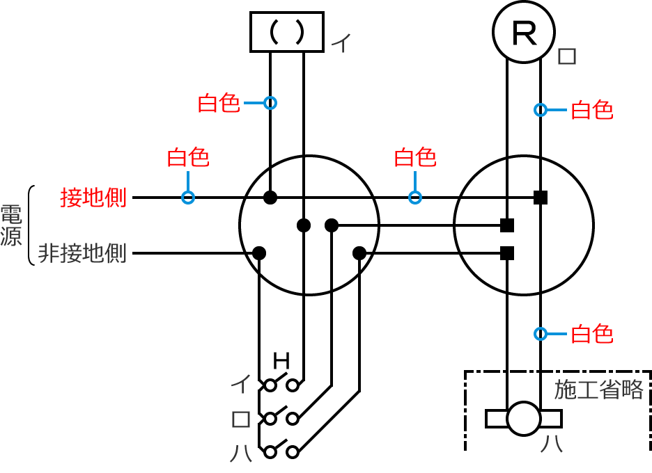 �ڒn���d���̓d���̐F�͔��F