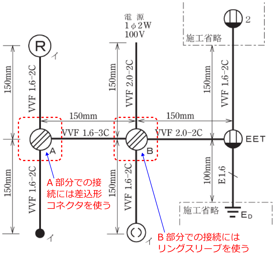 �z���}��A�����ɂ͍����`�R�l�N�^�AB�����ɂ̓����O�X���[�u���g��