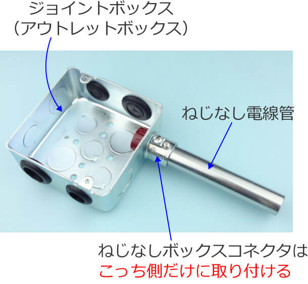 �˂��Ȃ��d���ǂƂ˂��Ȃ��{�b�N�X�R�l�N�^�i�В[���t���j