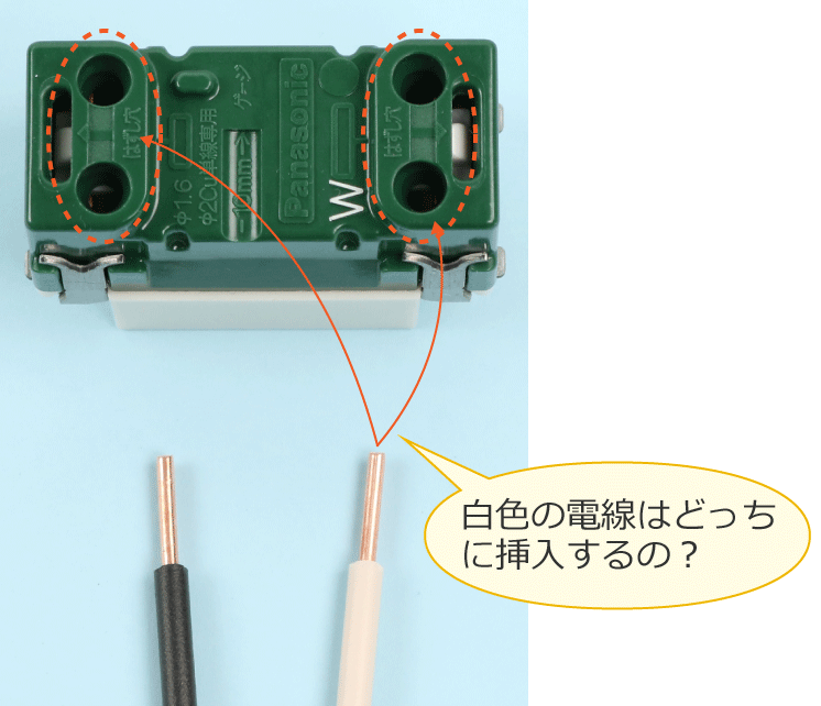 �ڒn���d���̓R���Z���g�̂ǂ����̌��ɑ}������́H