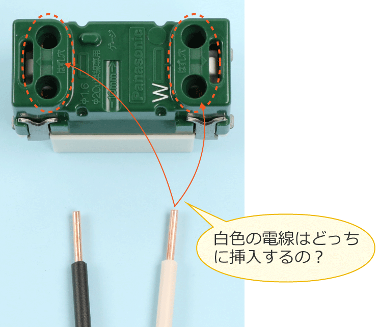 �ڒn���d���̓R���Z���g�̂ǂ����̌��ɑ}������́H