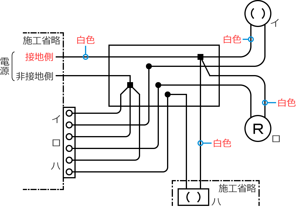 �ڒn���d���̓d���̐F�͔��F