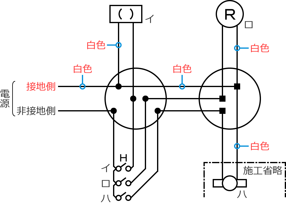 �ڒn���d���̓d���̐F�͔��F