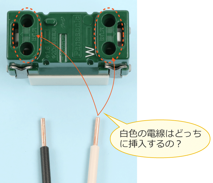 �ڒn���d���̓R���Z���g�̂ǂ����̌��ɑ}������́H