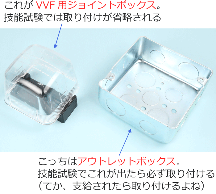 VVF�p�W���C���g�{�b�N�X�ƃA�E�g���b�g�{�b�N�X