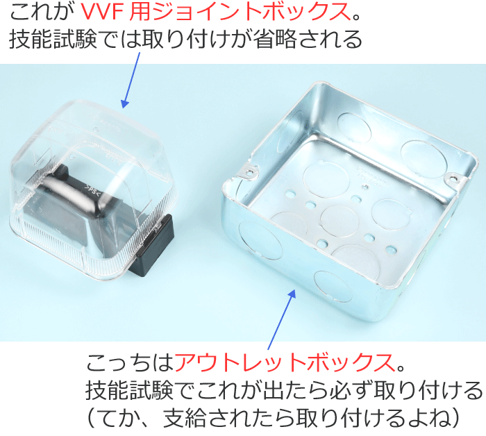 VVF�p�W���C���g�{�b�N�X�ƃA�E�g���b�g�{�b�N�X