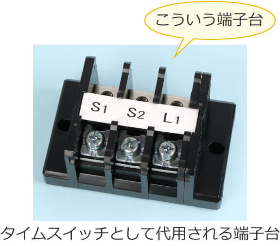 �^�C���X�C�b�`�Ƃ��đ�p�����[�q��