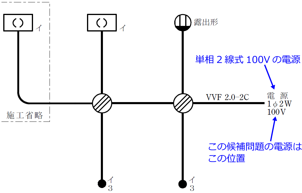 2019�N�x�i�ߘa���N�x�j����d�C�H���m�Z�\�����̌����No.6�̒P���}�̉���i�d���Ɠd���̈ʒu�j