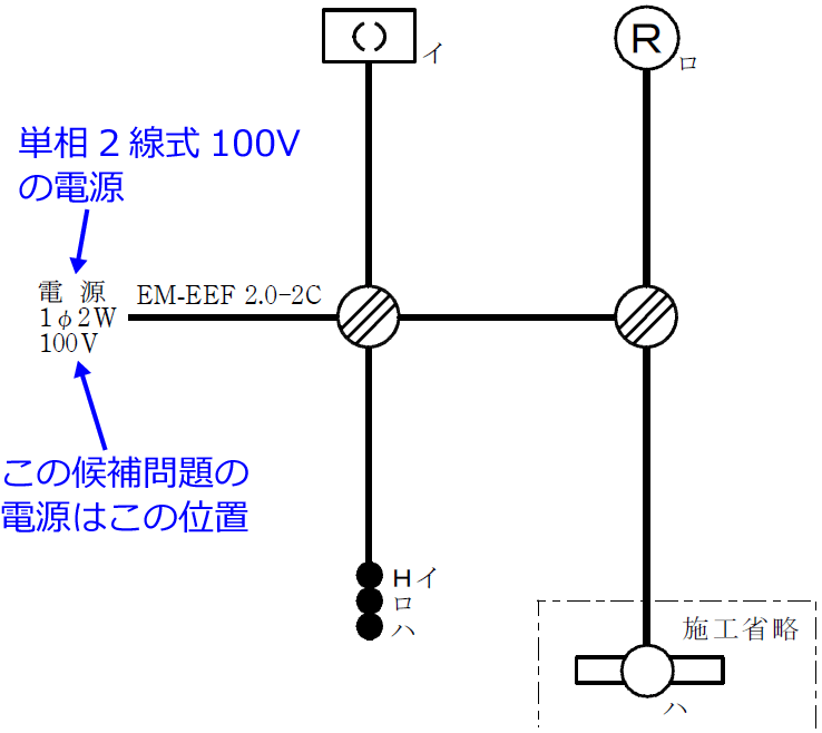 �ߘa2�N�x�i2020�N�x�j����d�C�H���m�Z�\�����̌����No.1�̒P���}�̉���i�d���Ɠd���̈ʒu�j